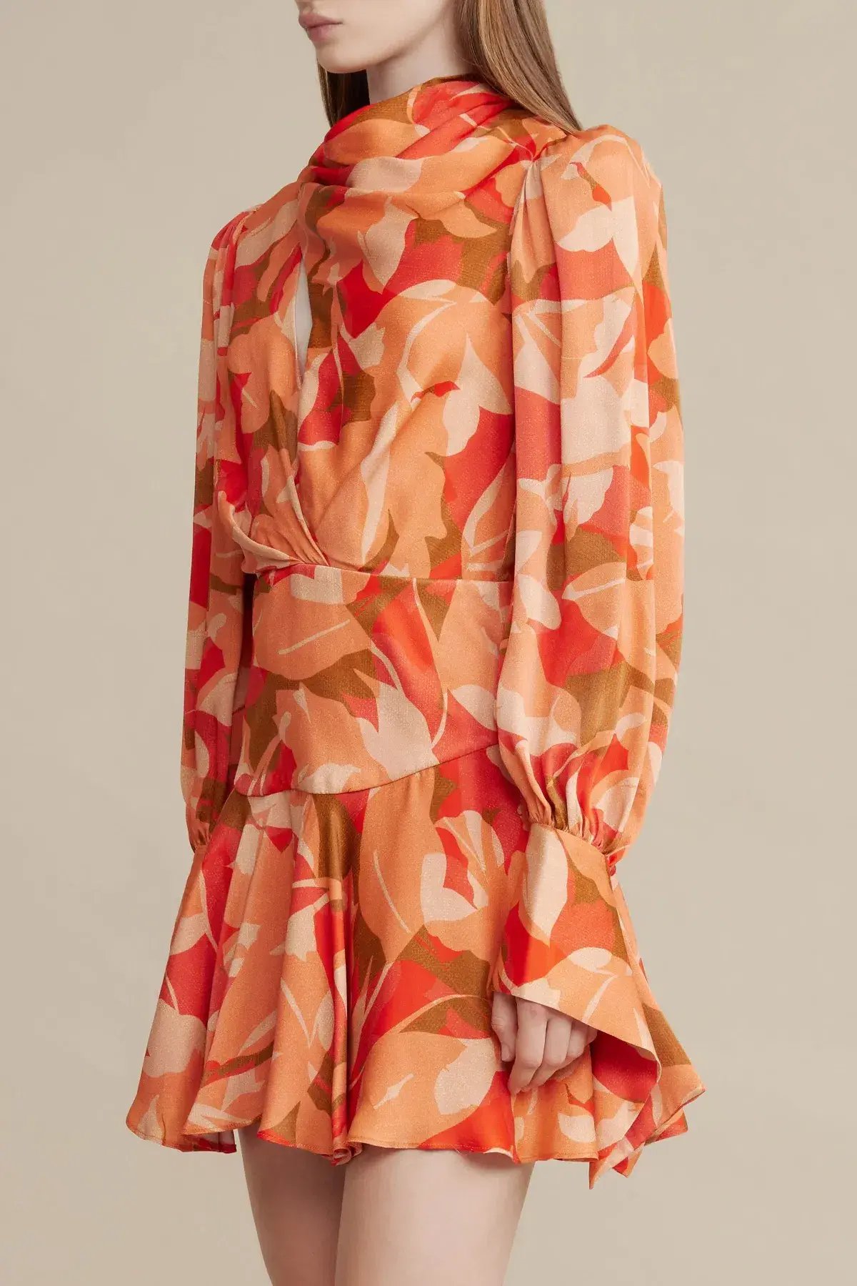 Acler Dunleer Dress Amber Bloom Size 10 photo 2