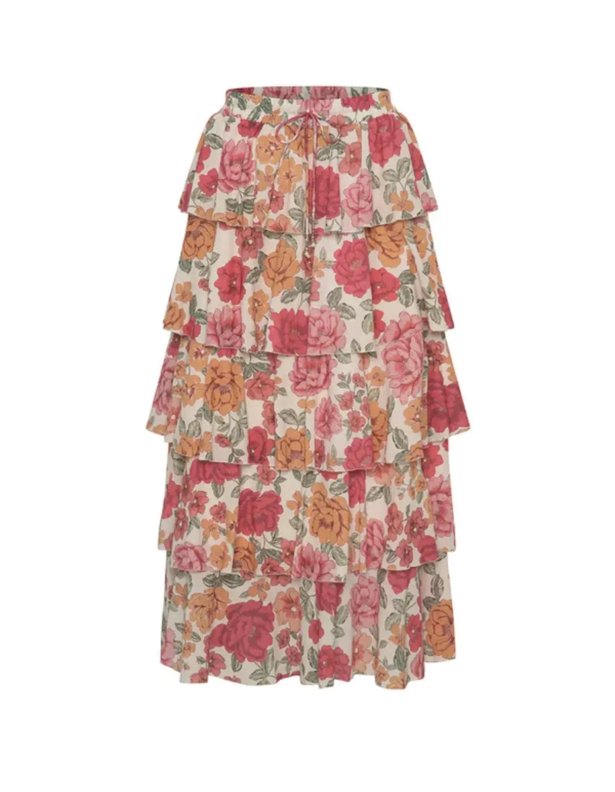 Kivari Camela Midi Skirt Floral Size 10 / M photo 4