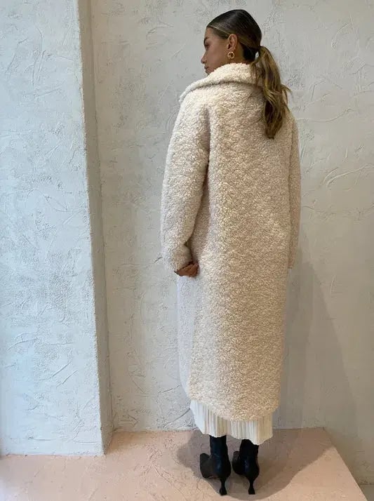 Friends with Frank Henrietta Coat Cream Size 8 photo 4
