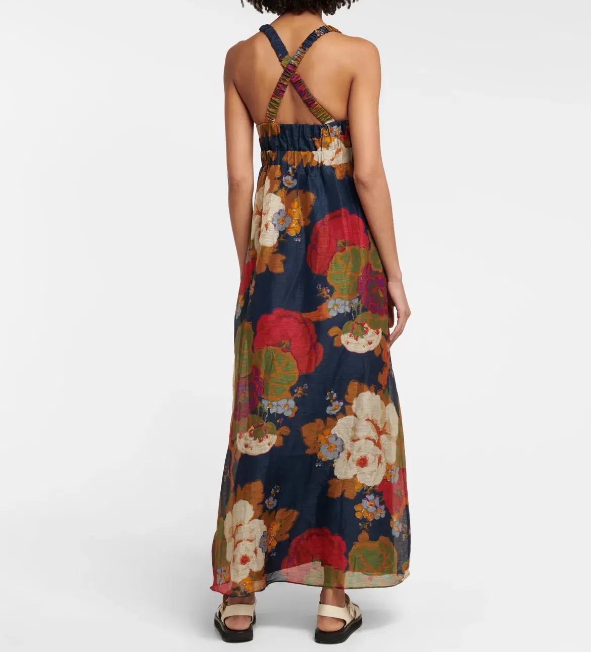 Sir The Label Bonita V Neck Dress Garcia Floral Print Size 1 / AU 8 photo 2