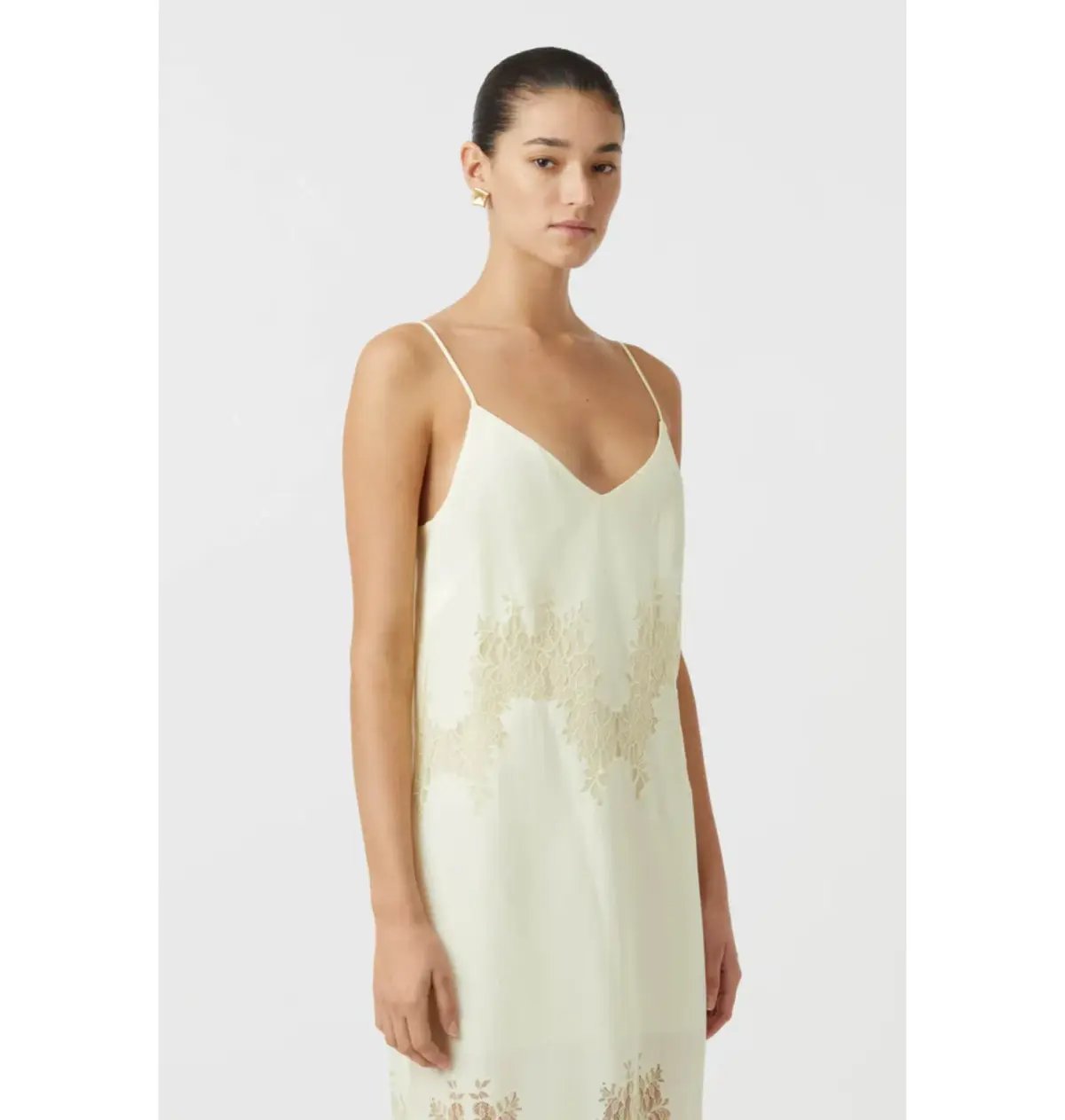 Camilla And Marc Filigree Dress in Lemon Yellow Size AU 6 photo 2
