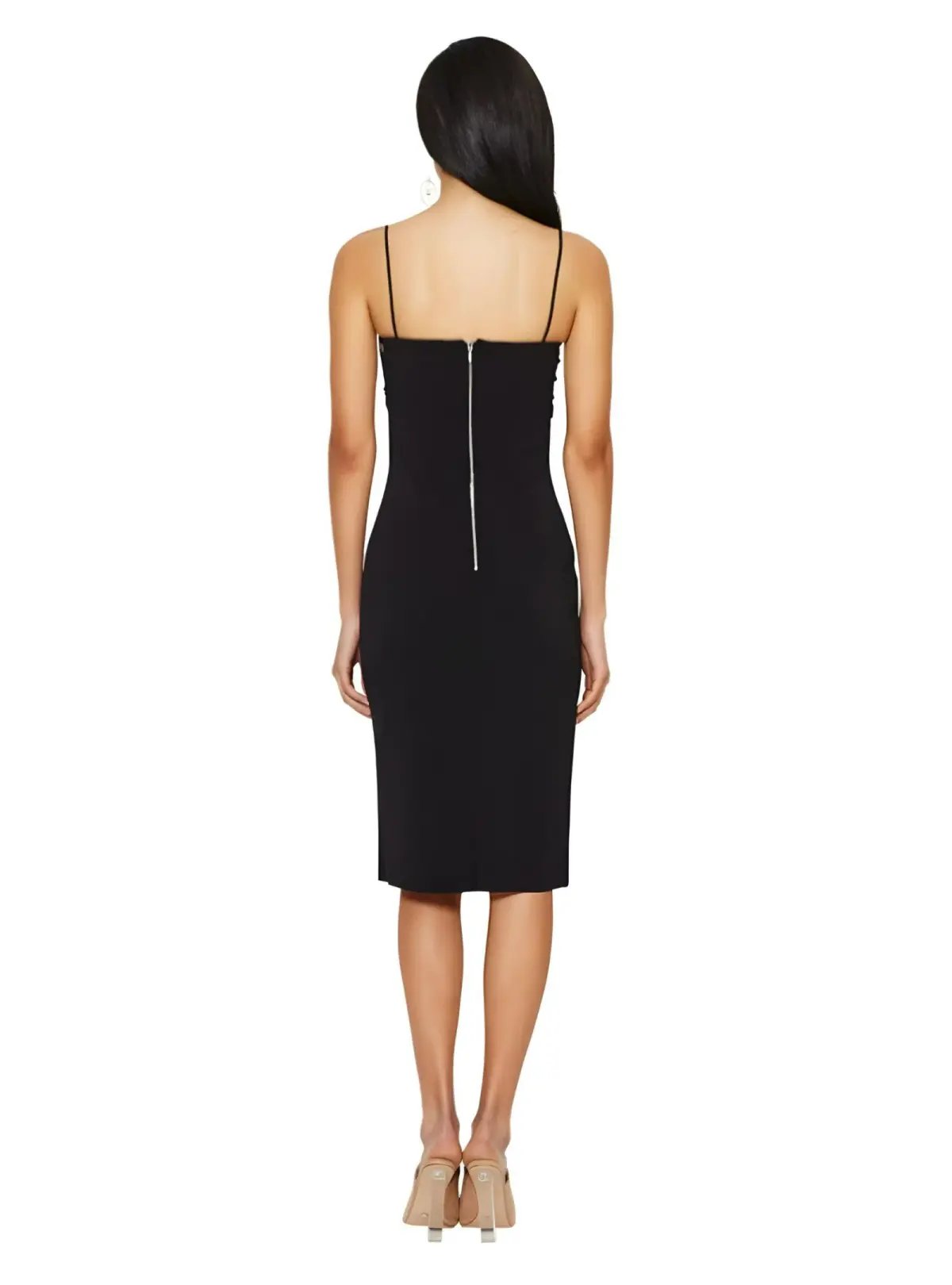 Bec & Bridge Metamorphic Plunge Dress in Black Size AU 8 photo 2