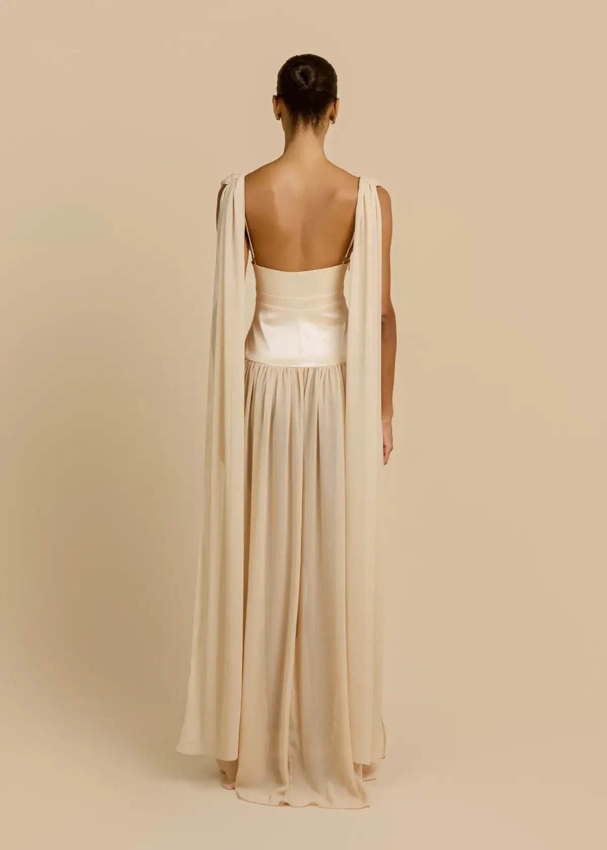Arcina Ori Ramona Dress - Champagne Size S photo 2