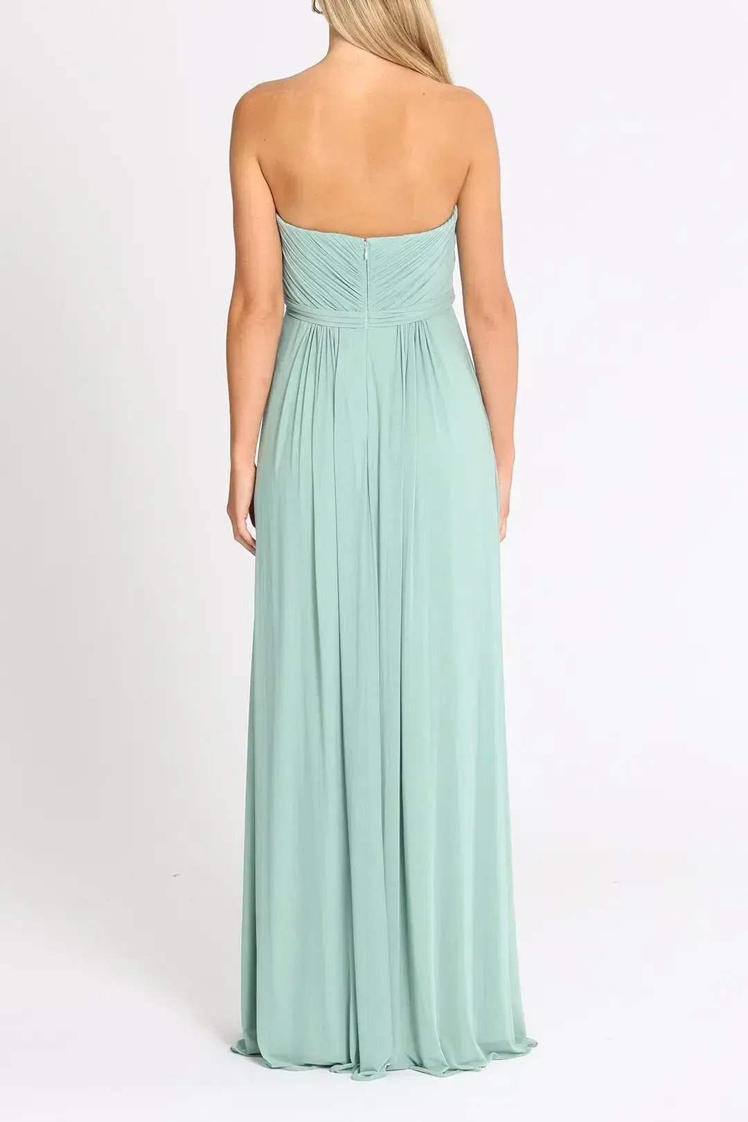 Tania Olsen Raven TO832 Strapless Gown in Mint Size 10 photo 3