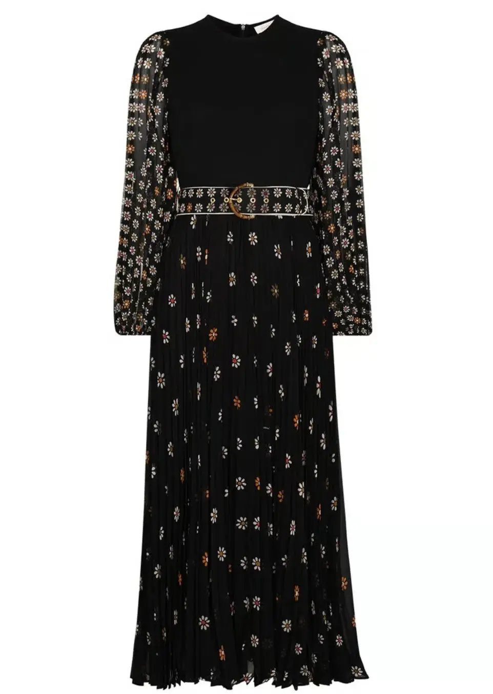 Zimmermann Sunray Long Sleeve Midi Dress Daisy Print Size 1 / Au 10 photo 5