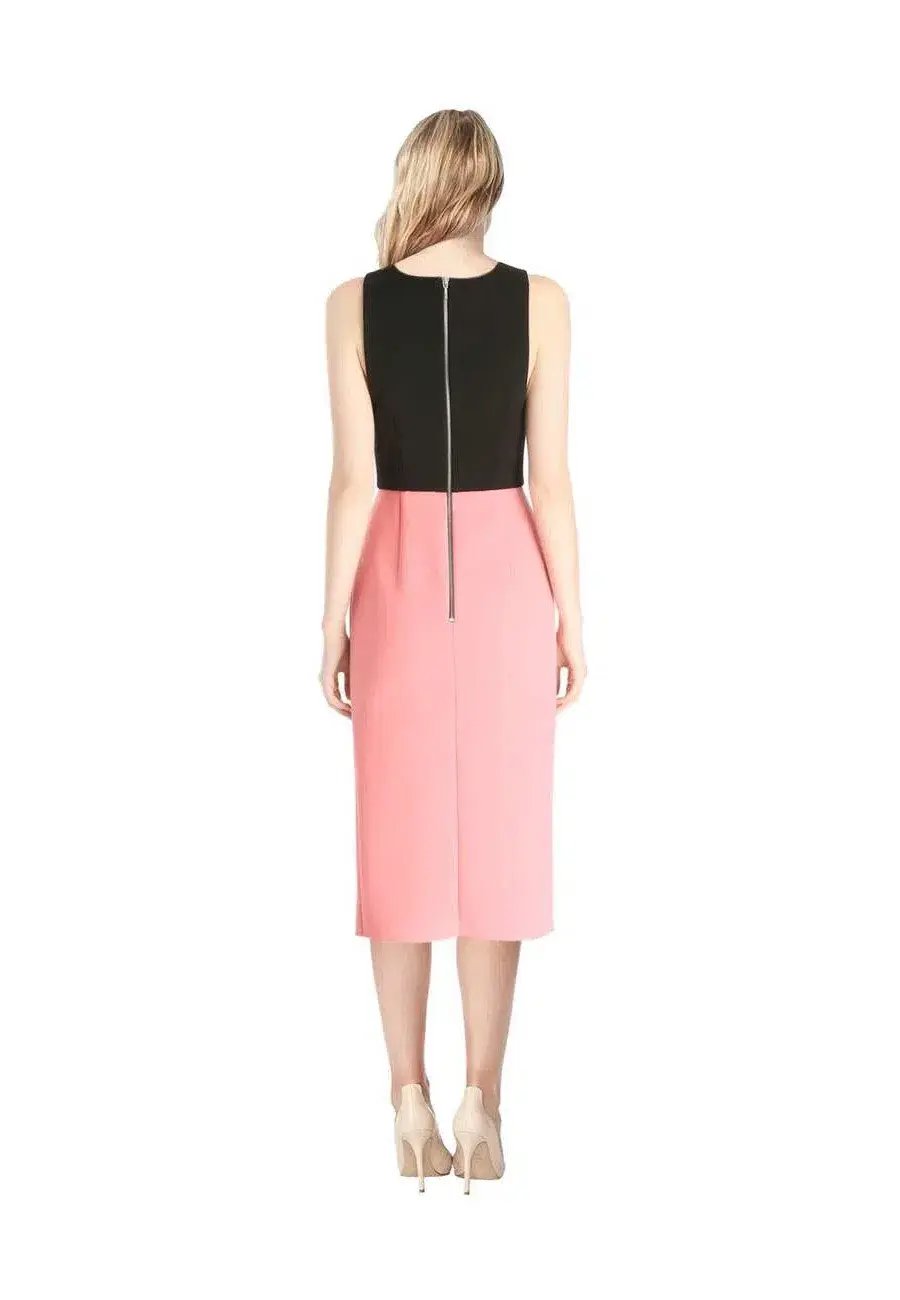 Yeojin Bae Double Crepe Lisette Dress Pink Size 8 photo 3
