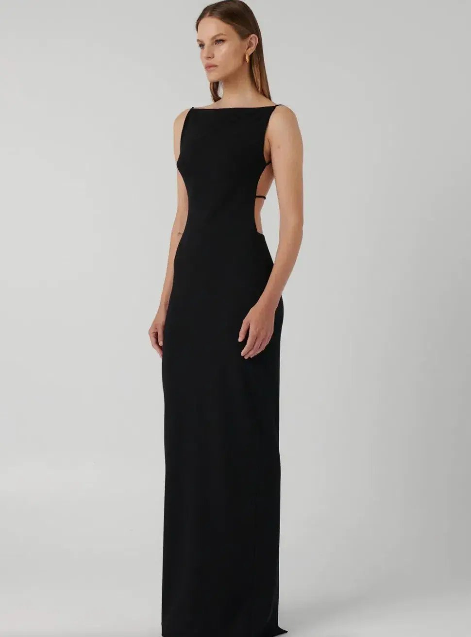 Effie Kats Gabbi Gown Black Size L /Au 12 photo 3
