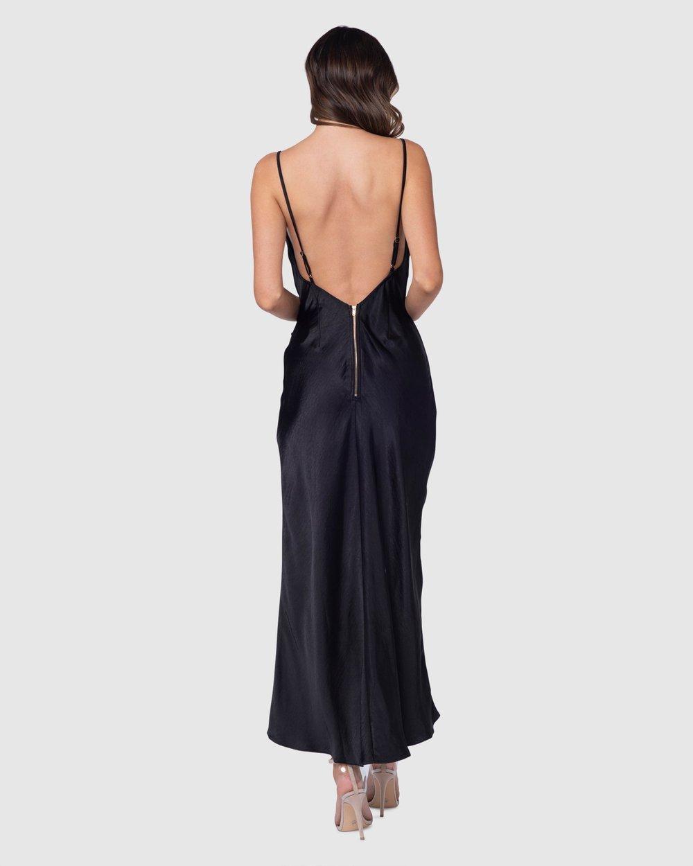 PILGRIM ALLURE SATIN GOWN - SIZE 6 photo 4