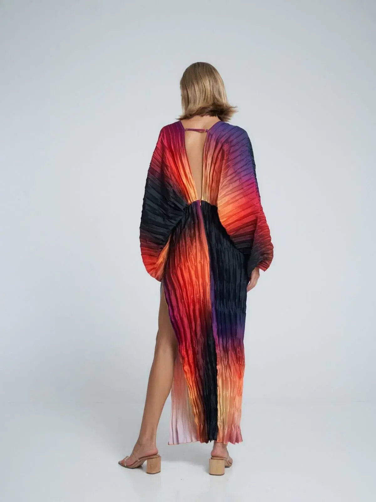 L’idee De Luxe Gown Fire Ombré Size 10 photo 3