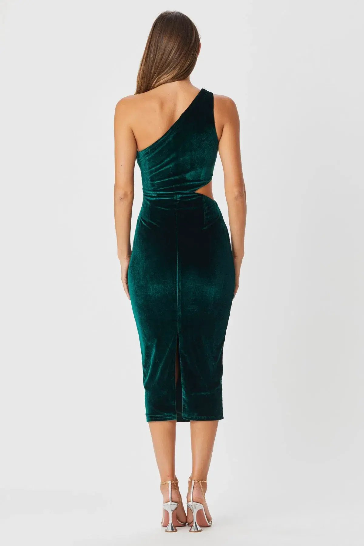 Bianca and Bridgett Riya Emerald Midi Dress Green Size 10 photo 4