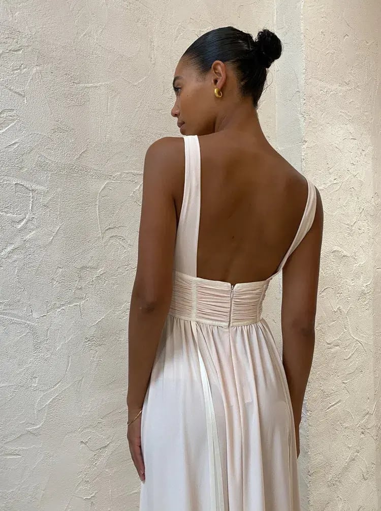 Bec & Bridge Gwen Maxi Dress in Shell Size 12 photo 4