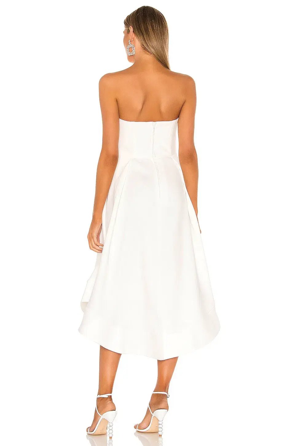 C/MEO Collective Vibrant Dress White Size L photo 3