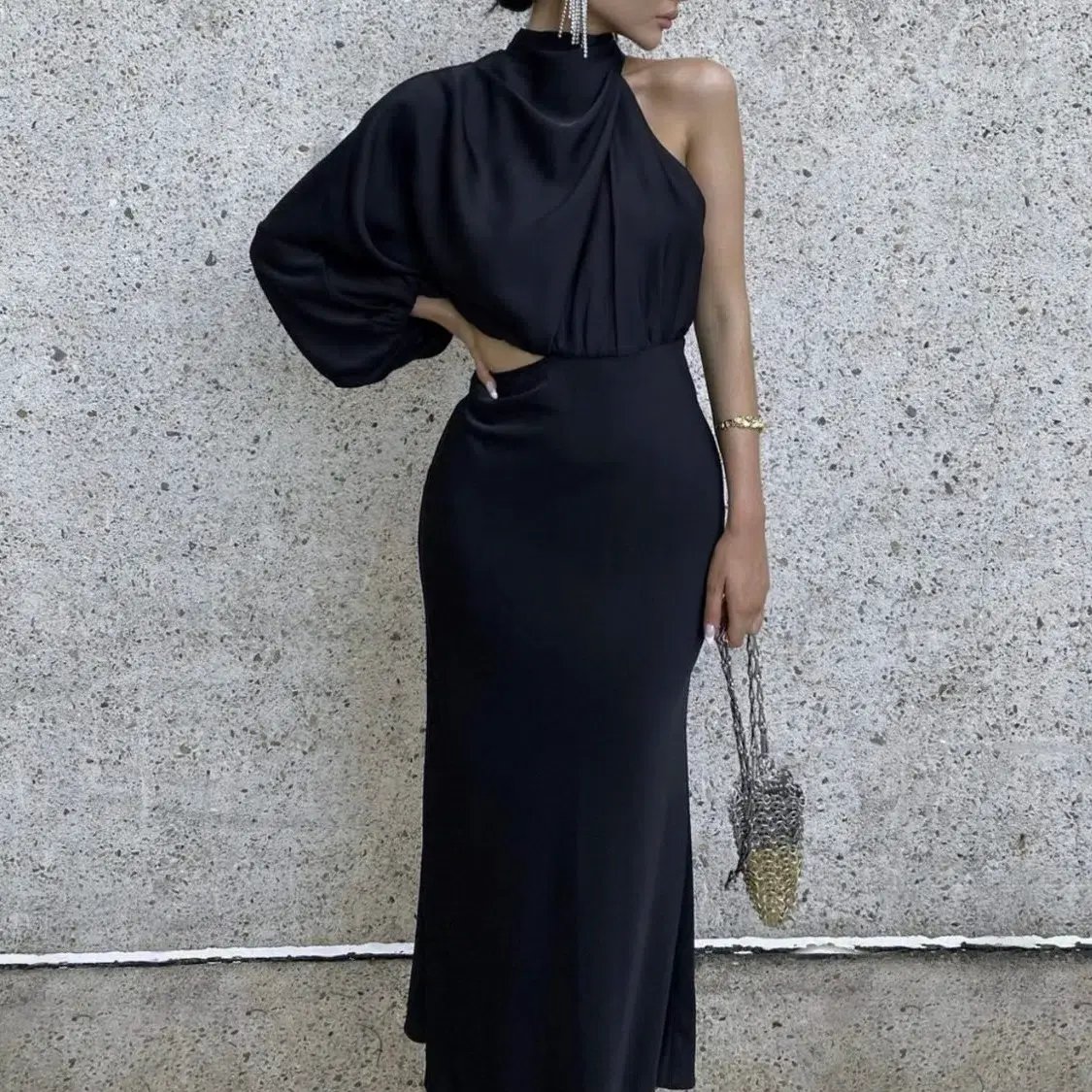 Sheike Olivia Maxi Dress Black Size 14 photo 2