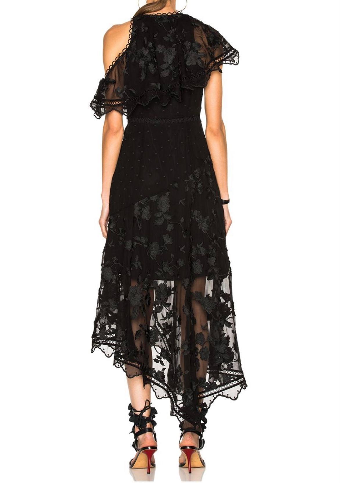 Zimmerman Mercer Bird Silk Chiffon Dress Size 14(3) photo 2