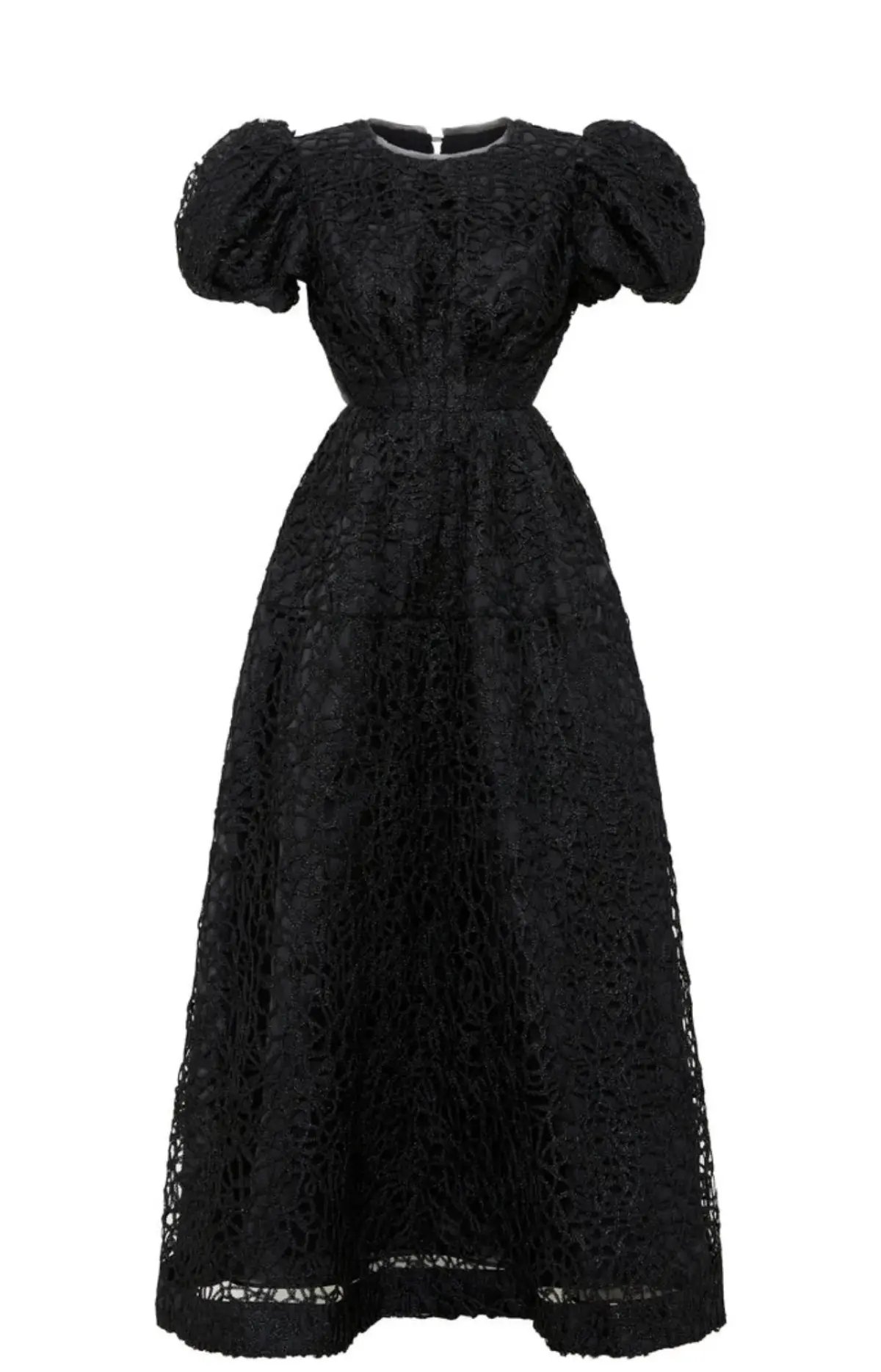 Aje Patina Lace Midi Dress Black Size 8 photo 4