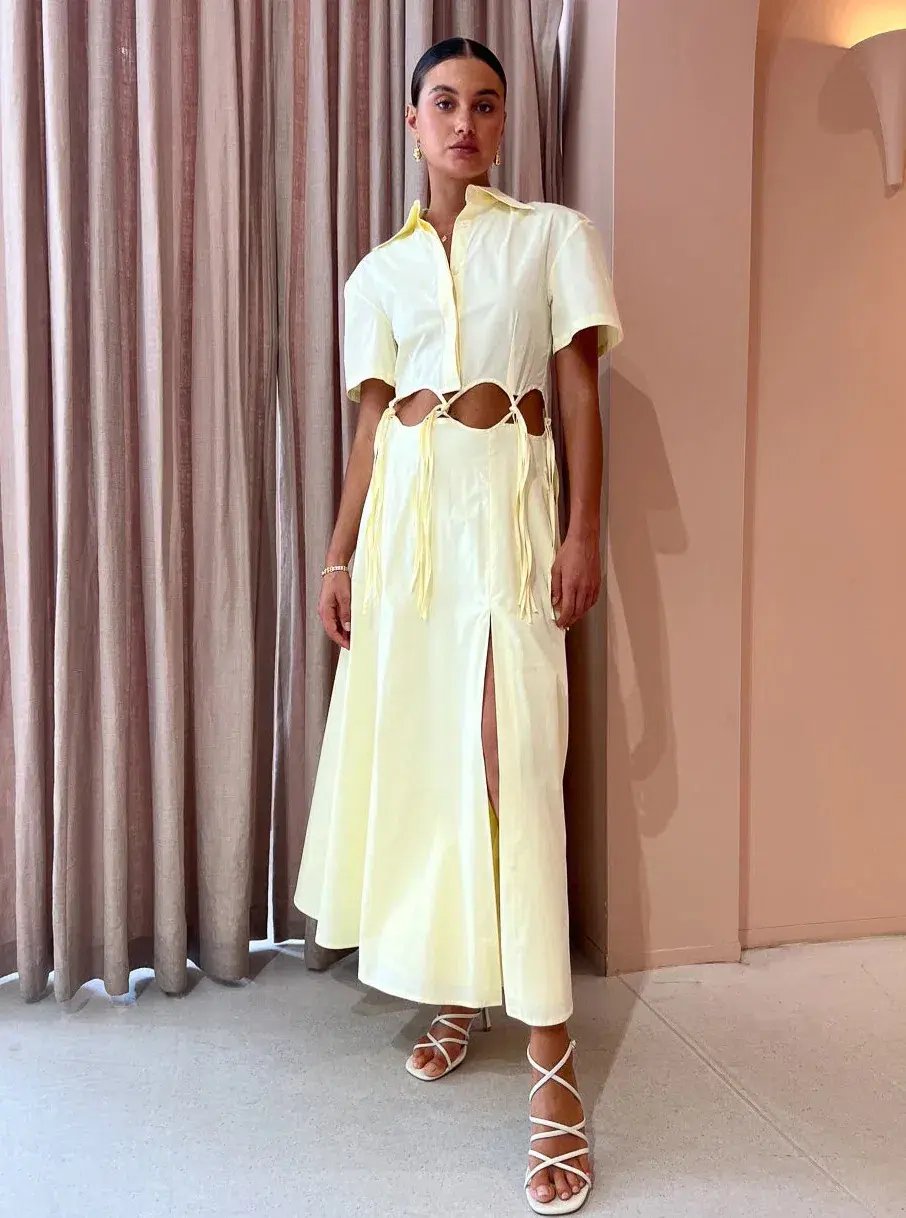 GABI GOWN- lemon photo 2