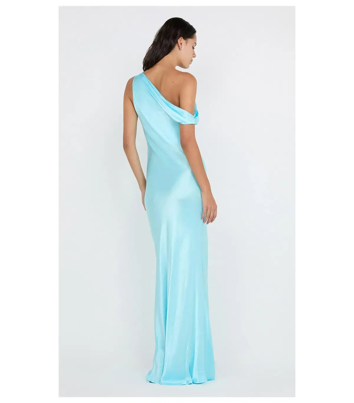 Bec & Bridge Sol Asym Maxi Dress in Turquoise Size AU 8 photo 5