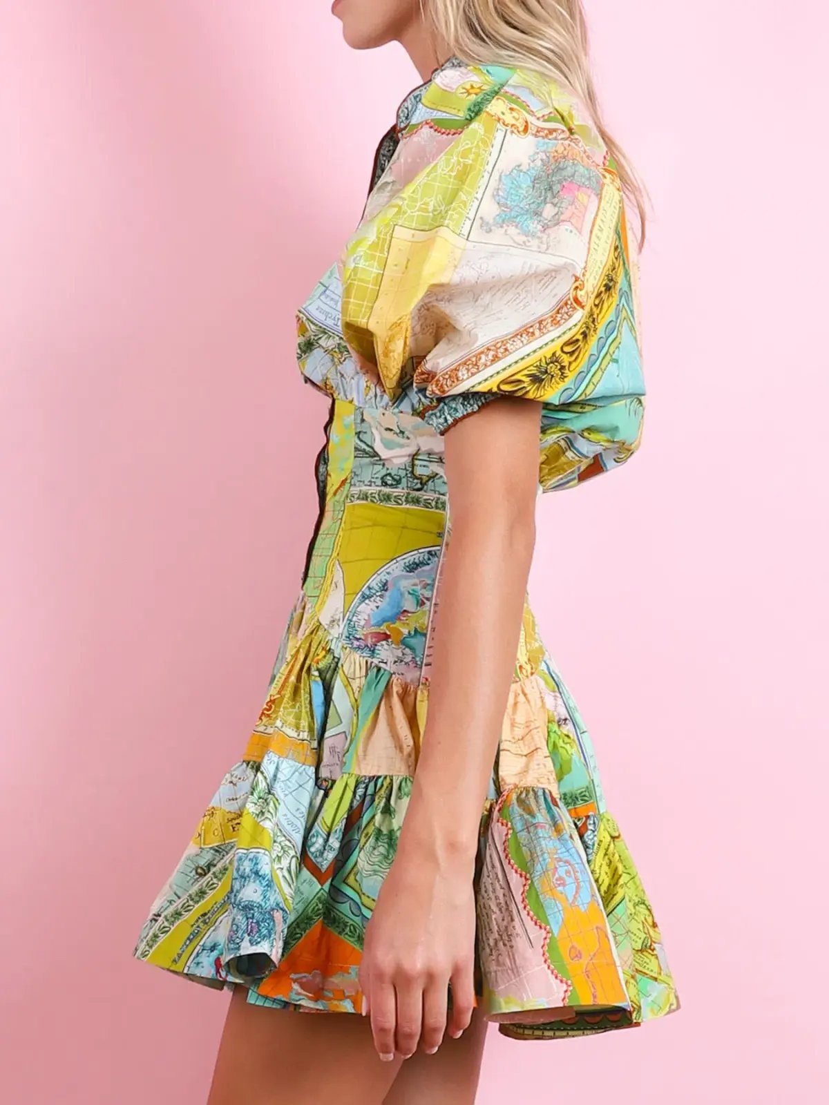Alemais Atlas Mini Dress Multi Size 8 photo 2