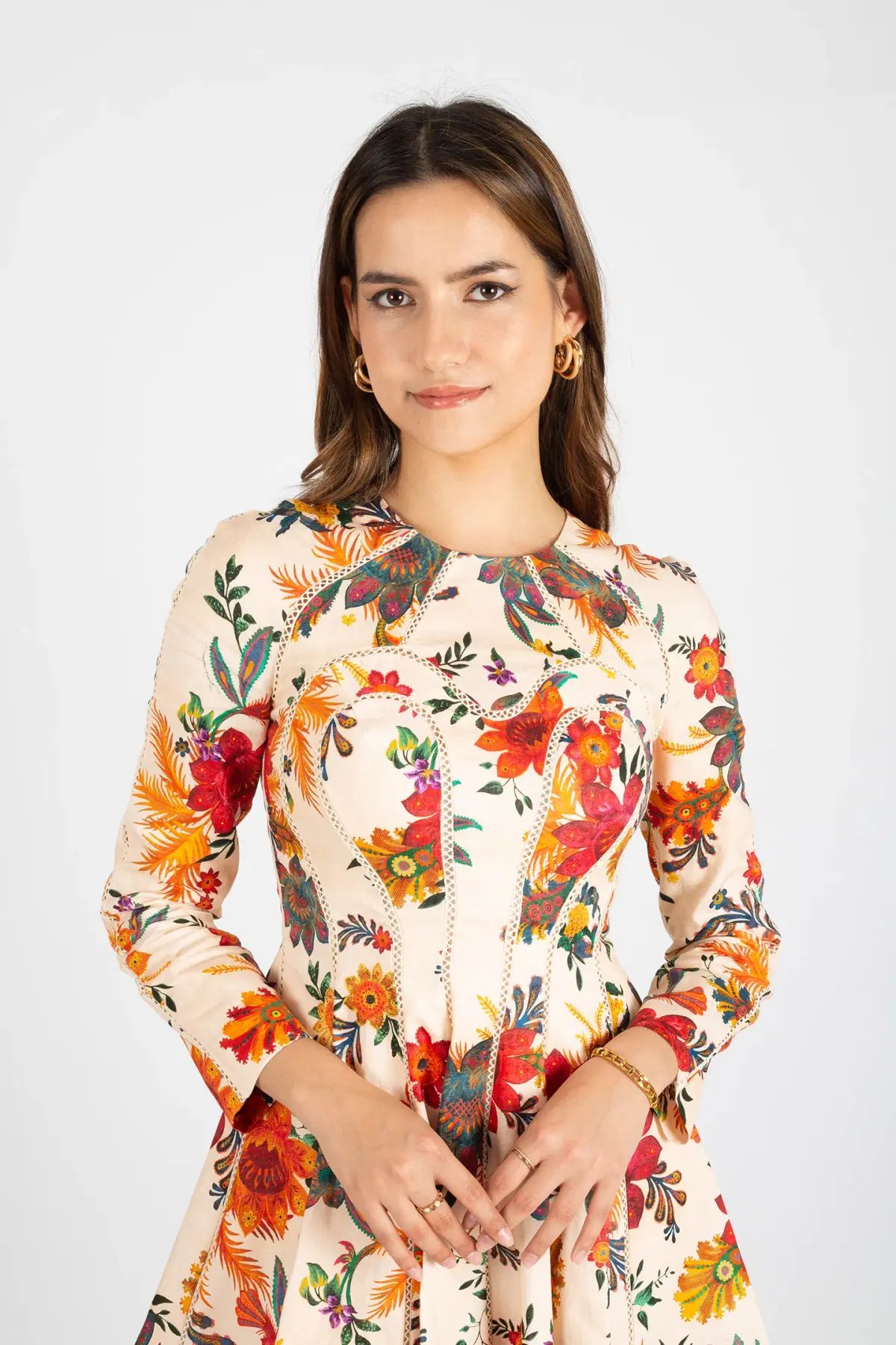 Zimmermann Ginger Fit & Flare Mini Dress Floral Size 0 / AU 8 photo 5