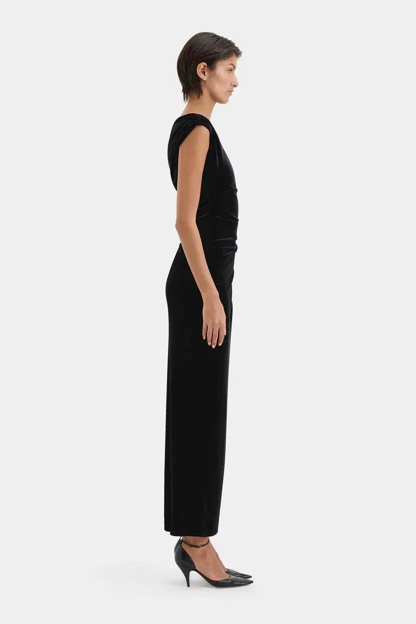 Sir the Label Ettore Gown Black Size 3/AU 12 photo 6