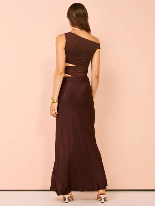 Bec & Bridge Ophelia Maxi Dress In Cocoa Size 10 photo 3
