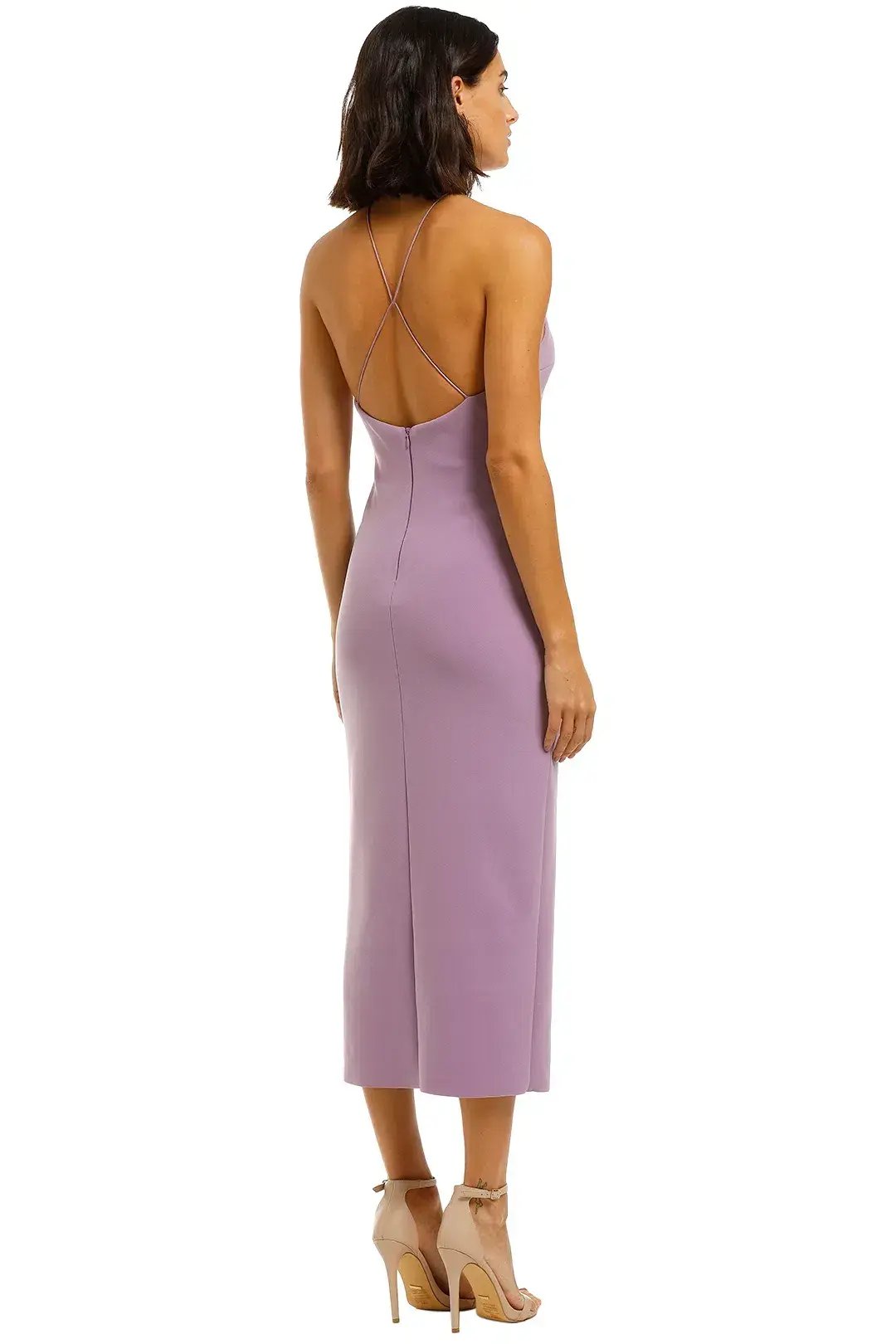 Bec & Bridge Candy Midi Dress Purple Size 10 photo 3