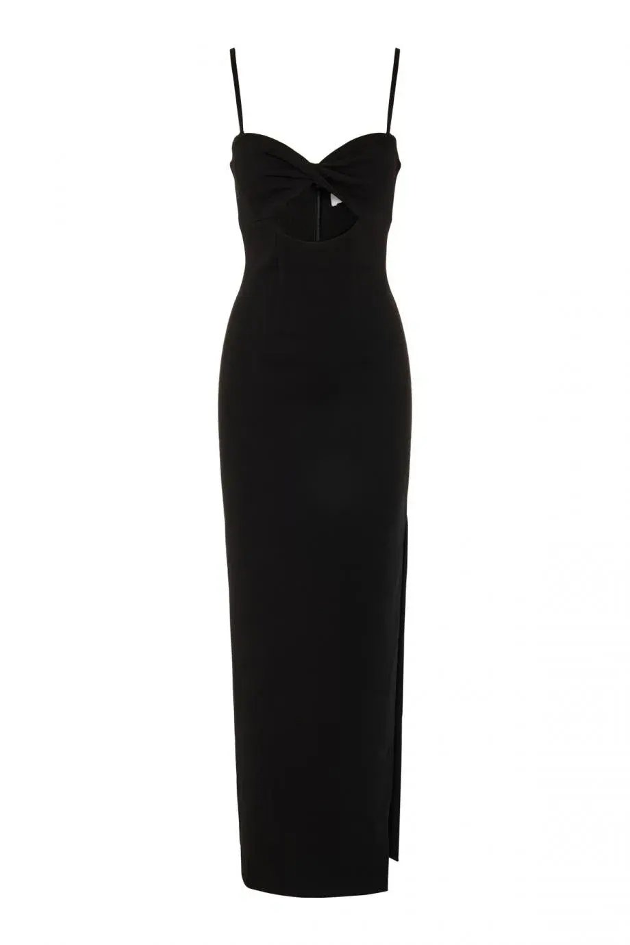 MISHA Ethil Cutout Jersey Dress Black Size 8/S photo 3