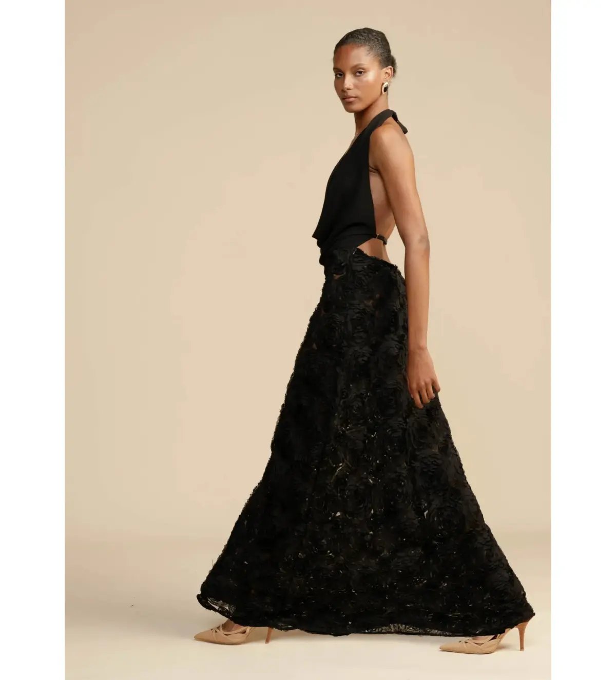 Arcina Ori Adriana Maxi Dress Black Size XS/AU 6 photo 4