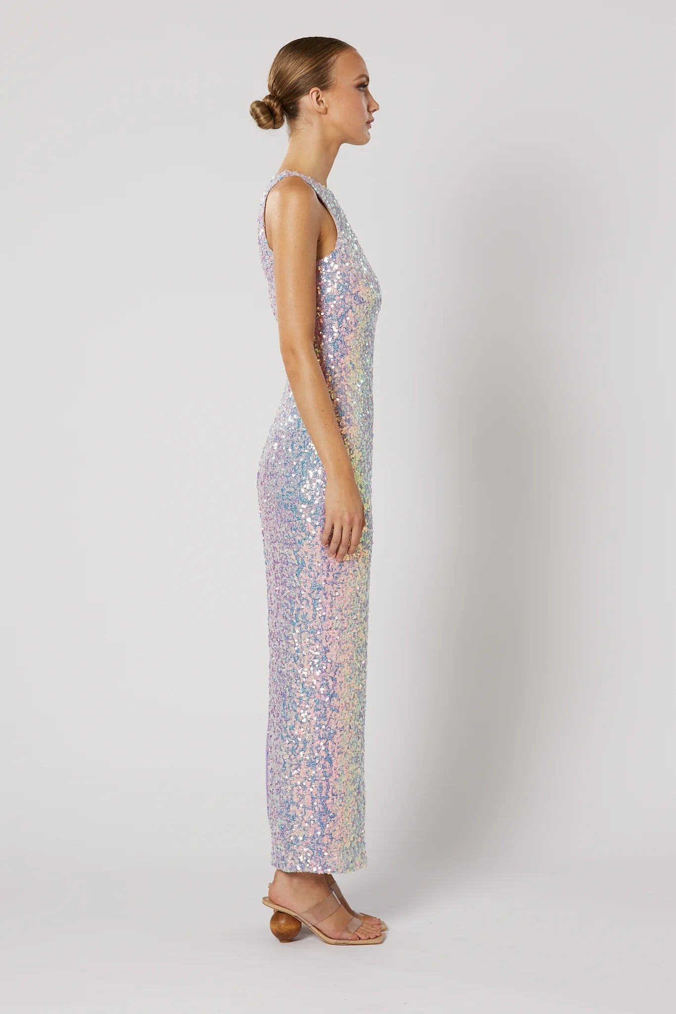 WINONA ALANI ZIP BACK DRESS - PURPLE MULTI photo 5