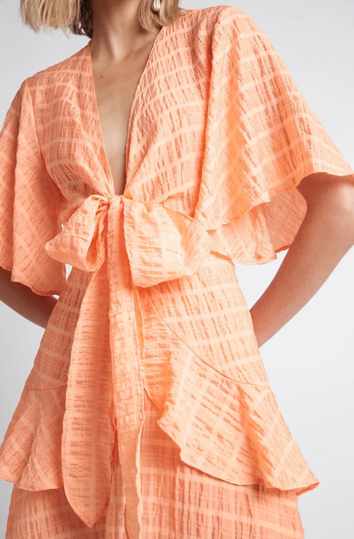 Sheike Tea Party Dress Orange Size 8 photo 4