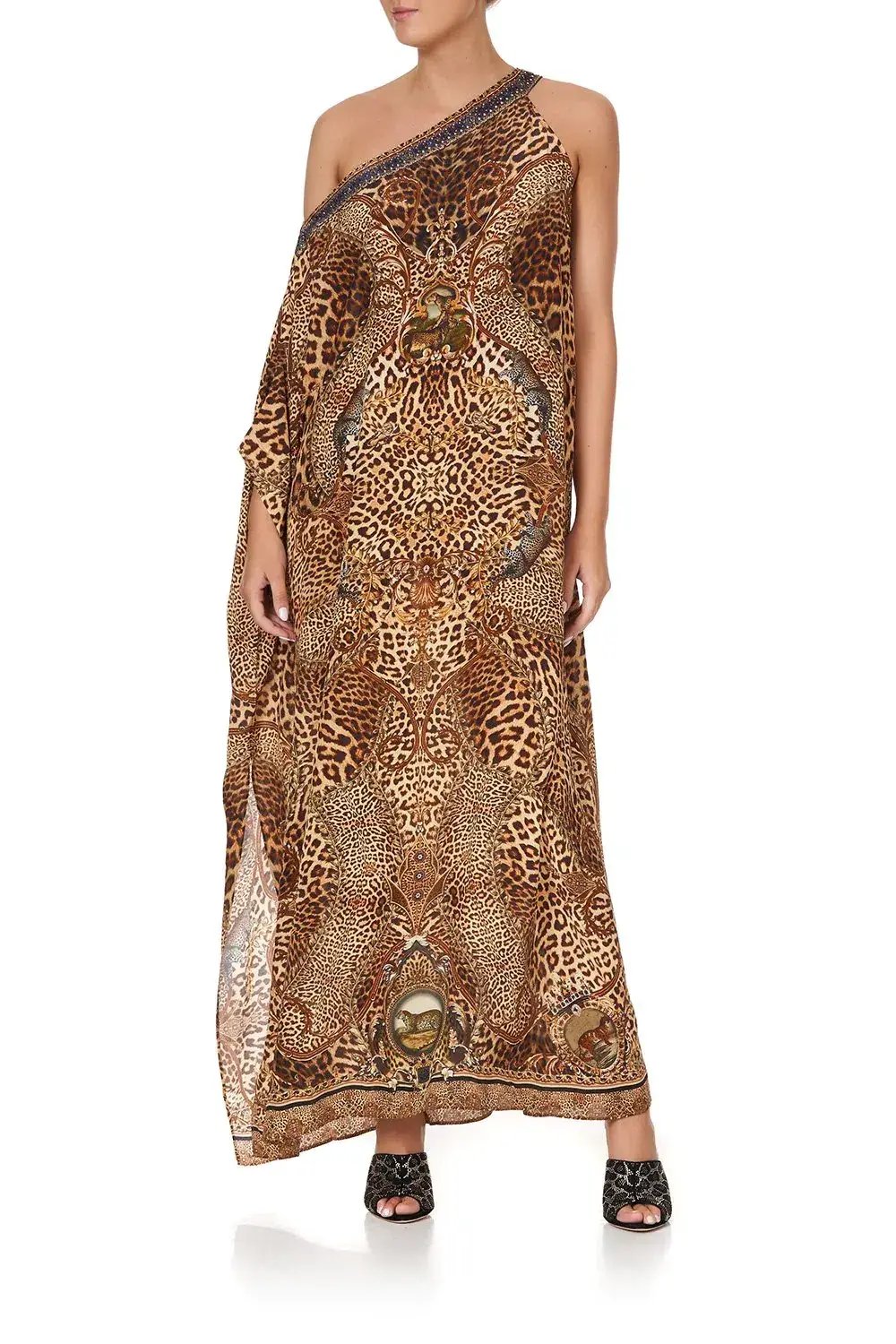 Camilla Lady Lodge One Shoulder Kaftan with Neckband Print Size 8/S-M photo 3