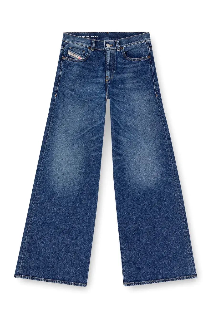 Diesel 1978 D-Akemi Blue Trousers Size 12/M photo 5