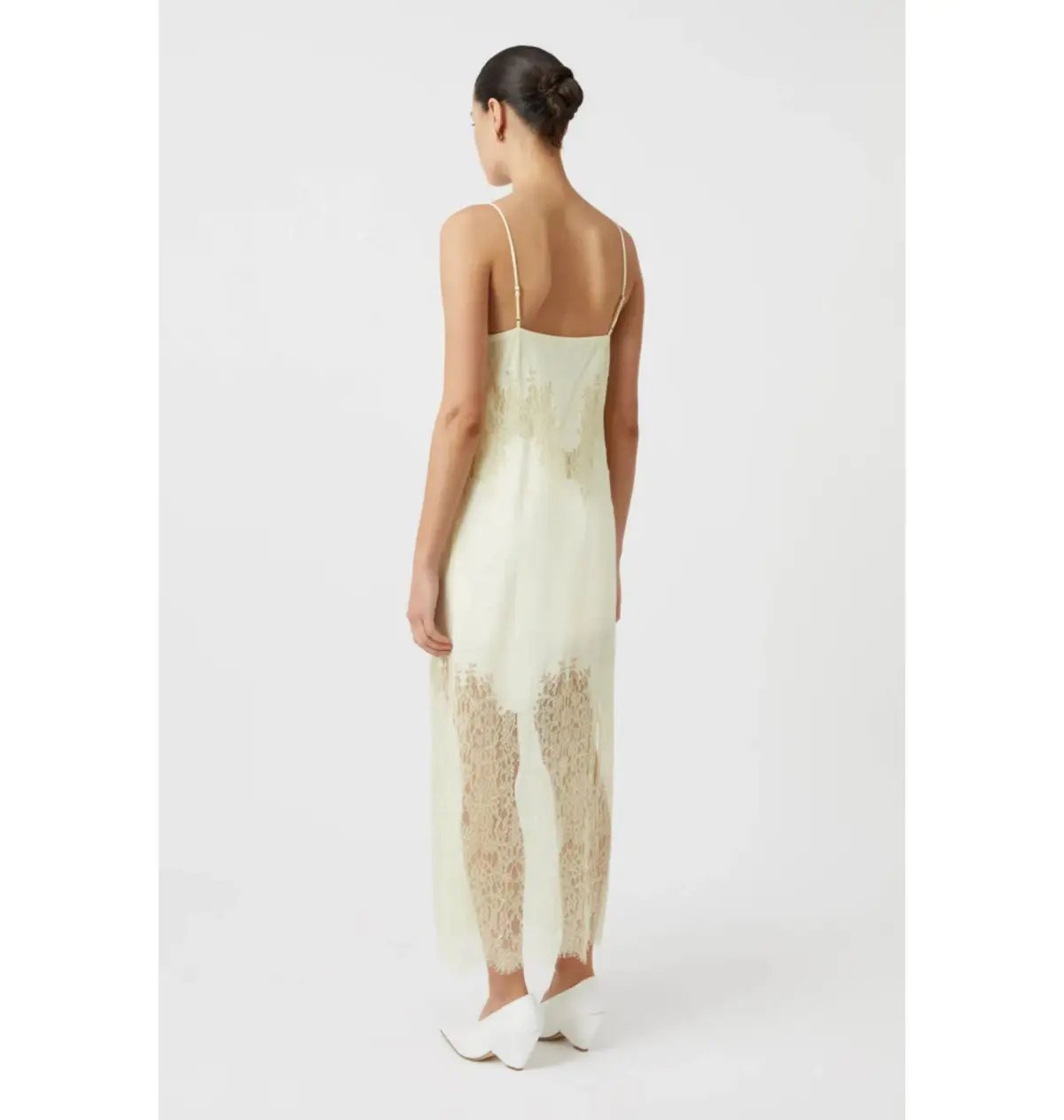 Camilla And Marc Filigree Dress in Lemon Yellow Size AU 6 photo 4