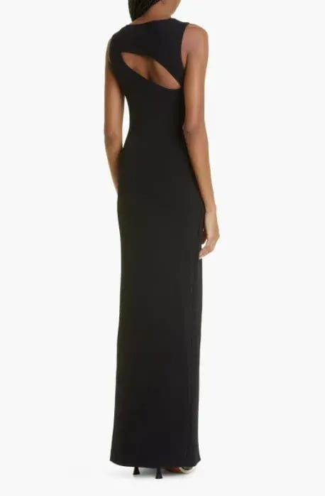 Sir the Label Nadja Cut Out Maxi Dress Black Size AU 6 photo 3