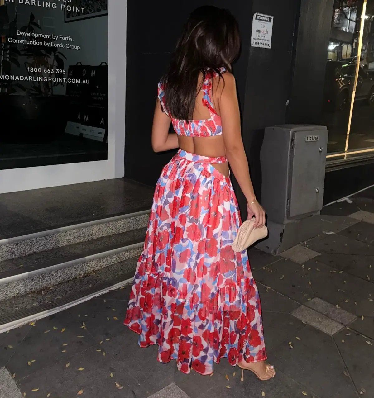 Nia & Rose Summer Breeze Maxi Dress Floral Size 8 photo 3