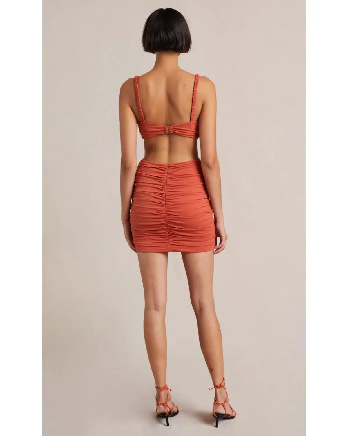 Bec & Bridge Lena Mini Dress Paprika Size AU 10 photo 3