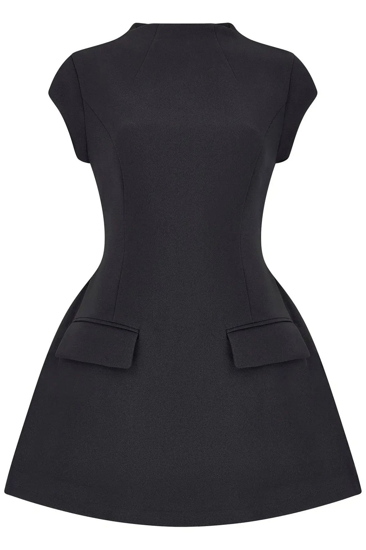 Odd Muse The Ultimate Muse Cap Sleeve Mini Dress Black Size AU 8 photo 5