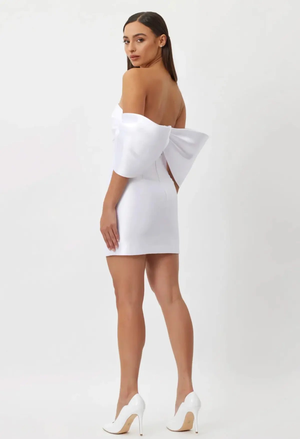 Bianca & Bridgett Eden Mini Dress White Size 8 photo 2