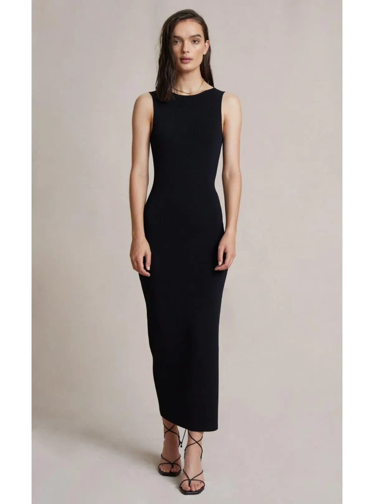 Bec & Bridge Sorbet Summer Midi Dress Black Size AU 8 photo 3