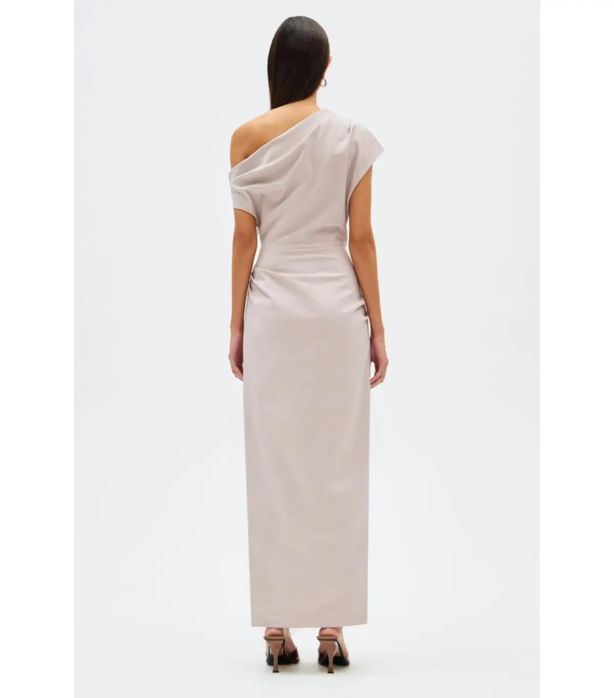 Misha Gia Midi Dress Faded Silver Size 6/XS photo 4