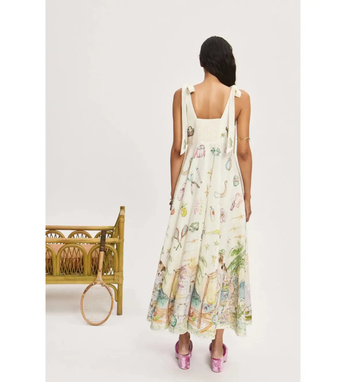 Alemais Anouk Ballet Sundress Print Size 12 photo 2