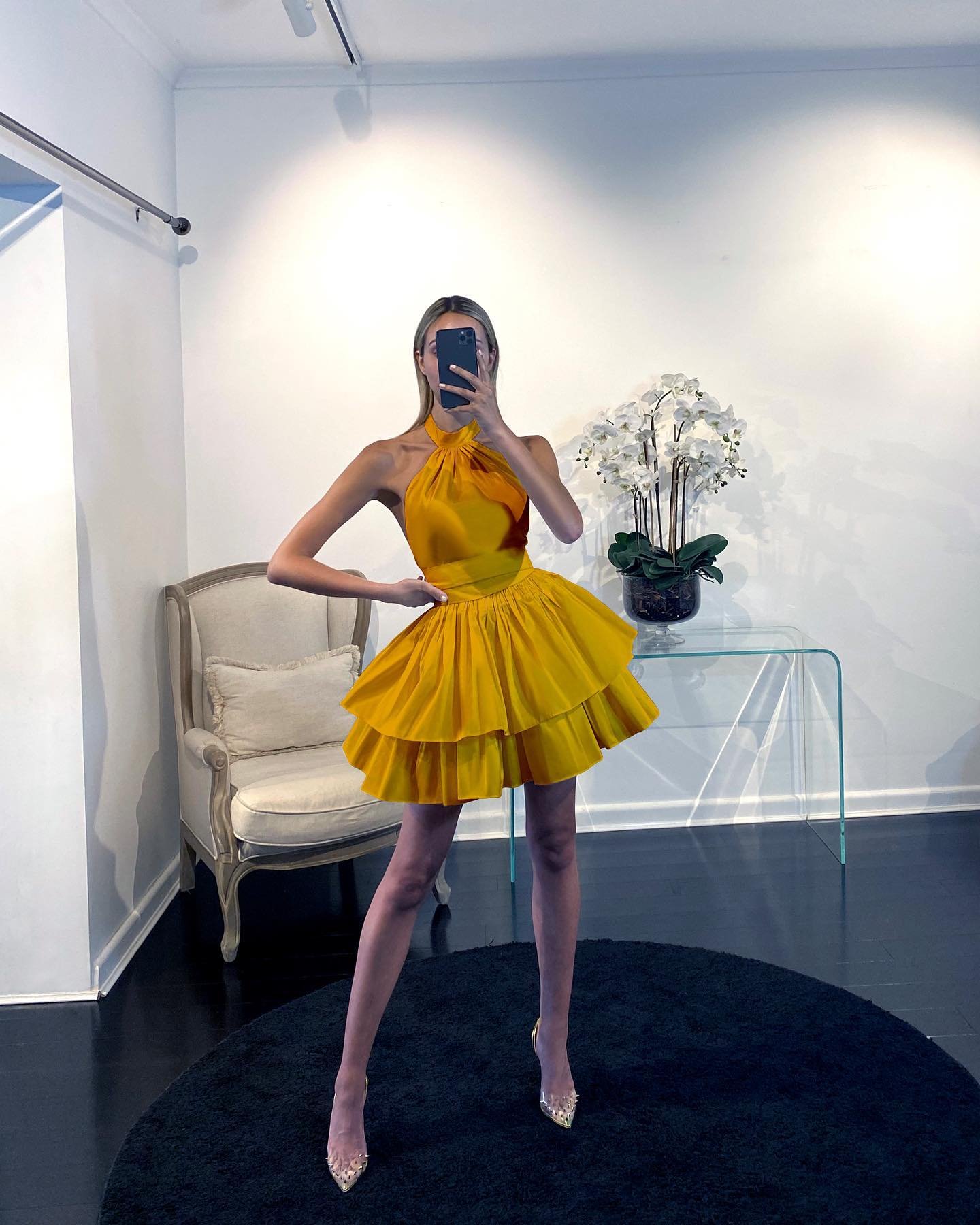 ALIN LE KAL Sia Dress Jaune photo 4
