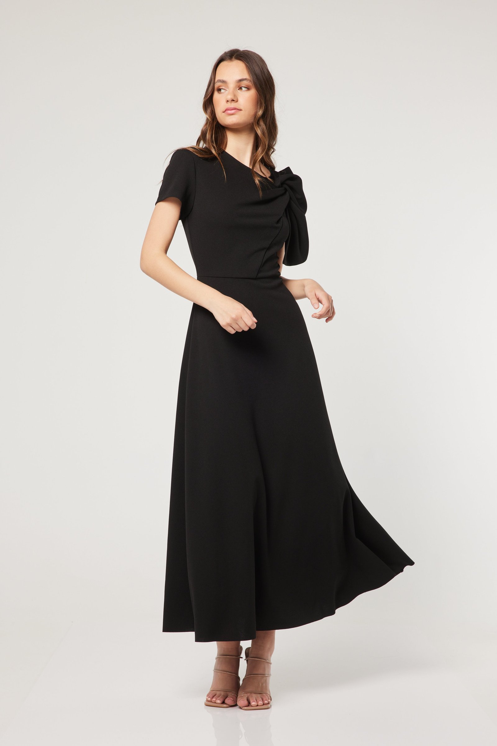 ELLIATT GALAXITE MAXI DRESS - BLACK photo 5