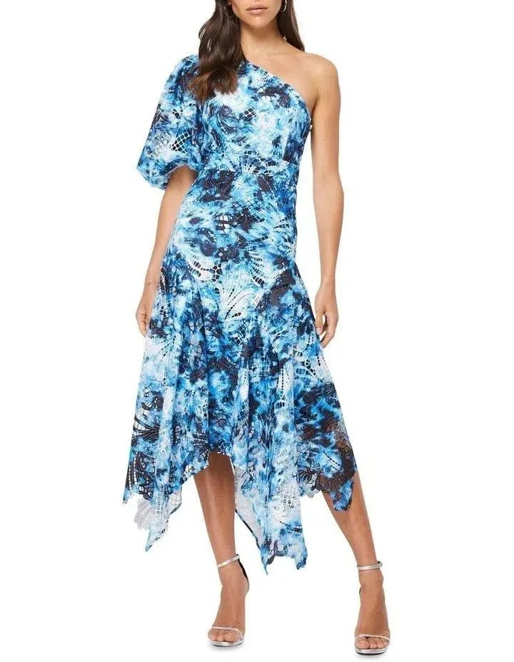 Mossman The High Rise Maxi Dress Print Size 10 photo 4