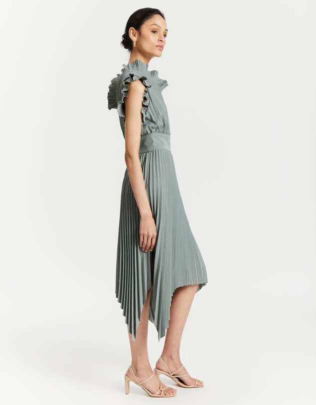 Mossman THE LADYLIKE MIDI DRESS Sage photo 2