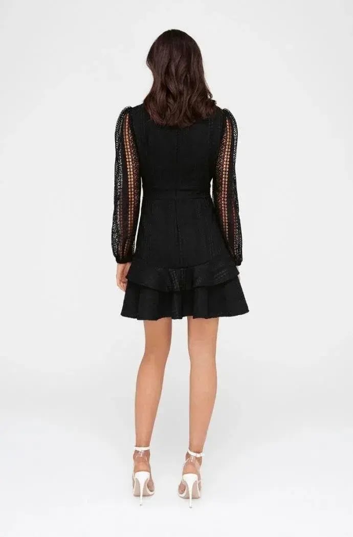 Sheike New Orleans Lace Dress Black Size 8 photo 2
