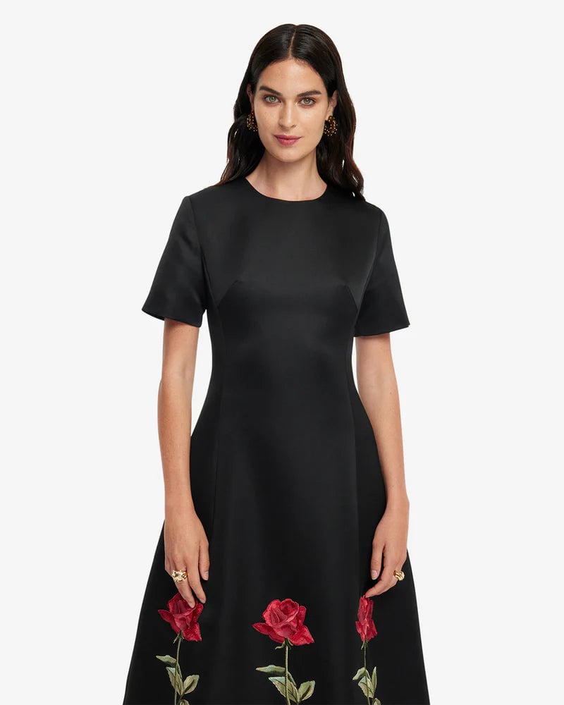 Leo Lin Caroline Embroidered Midi Dress photo 4