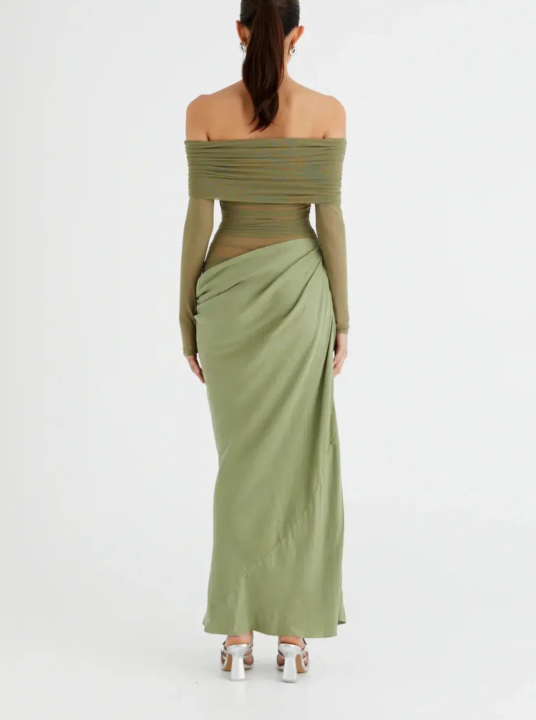 Benni Yasmin Maxi Dress Pistachio Size AU 6 photo 2