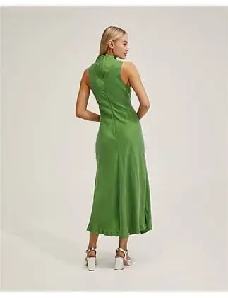 Oxford CAMILLA CUPRO BLEND DRESS Apple Size 12 photo 3