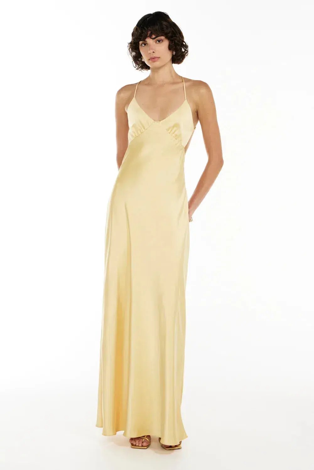 Manning Cartell Saturation Point Slip Dress Custard Size 10 photo 2